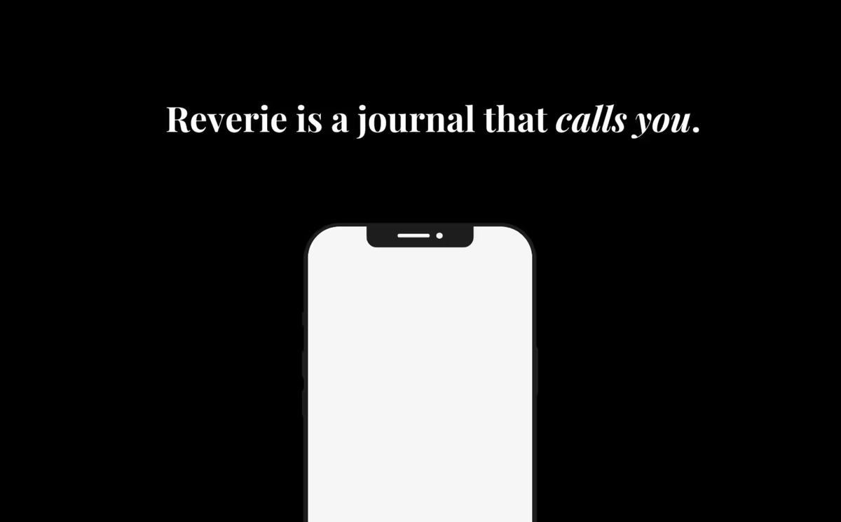 This app calls you every day to make sure you journal